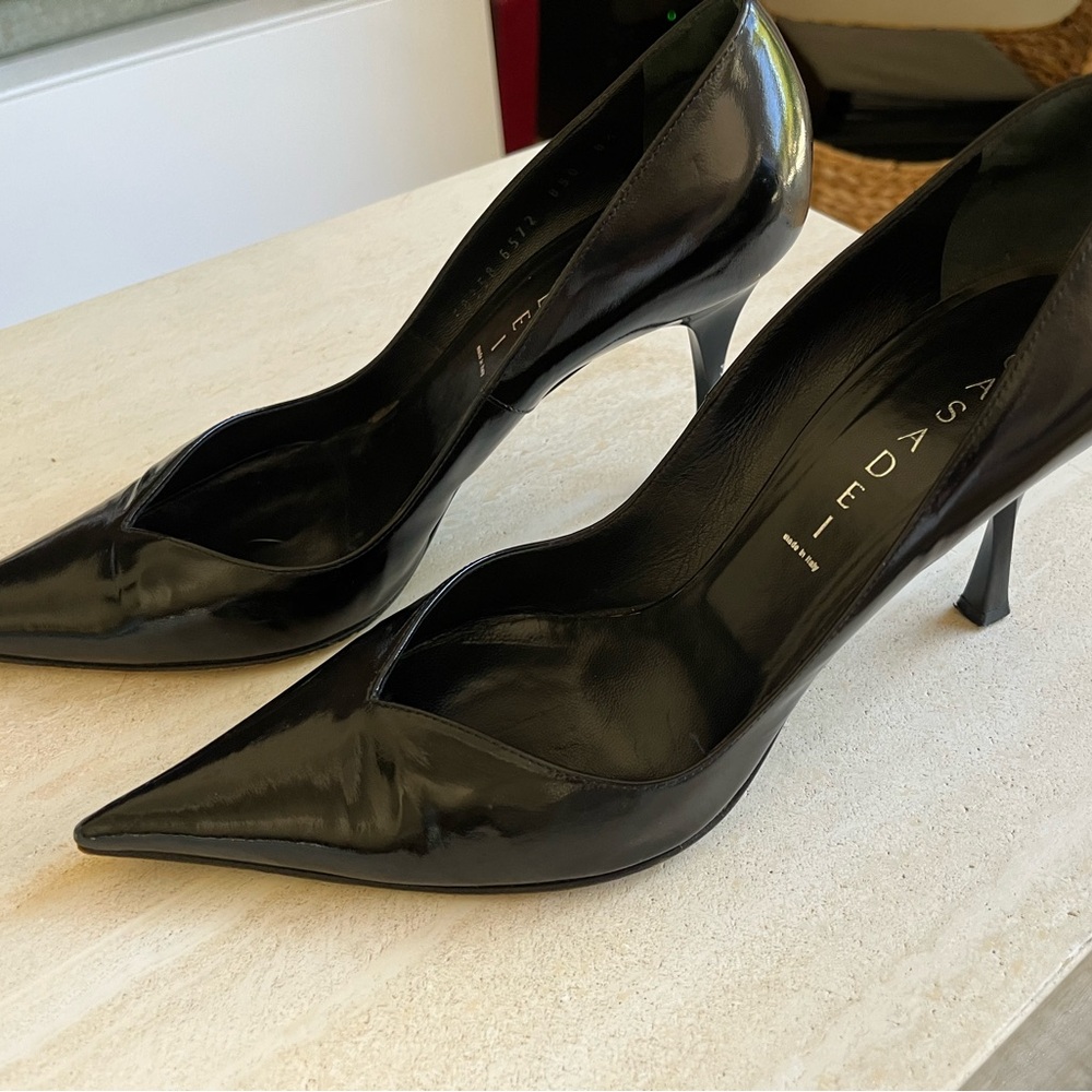 Casadei Vintage Black Heels